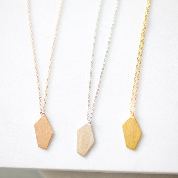 Origami Jewellery Irregular Pentagon Jewelry Set