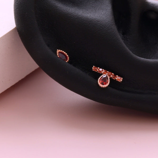 origami jewellery Line Teardrop