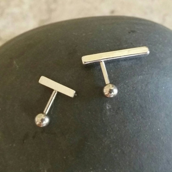 Origami Jewellery Long Bar Cartilage Earring