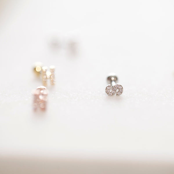 Origami Jewellery Mini Alphabet Earring