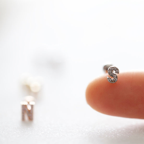Origami Jewellery Mini Alphabet Earring