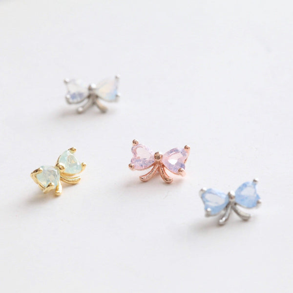 origami jewellery Mini Bow Cartilage Stud