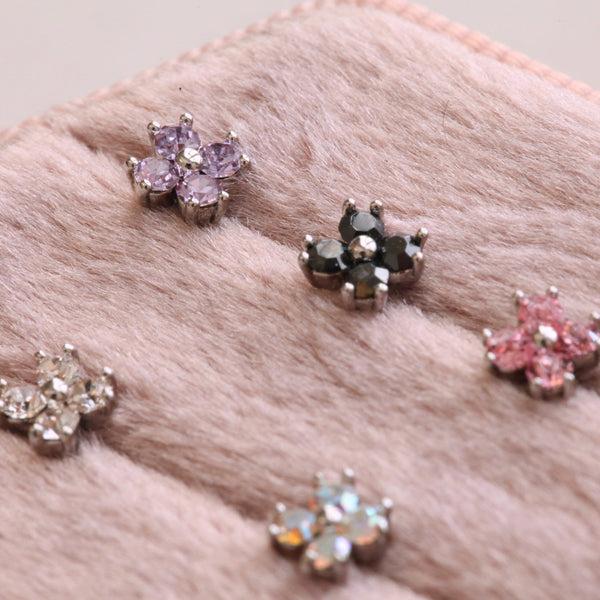 Origami Jewellery Mini Iridescent 4 Petal Flower