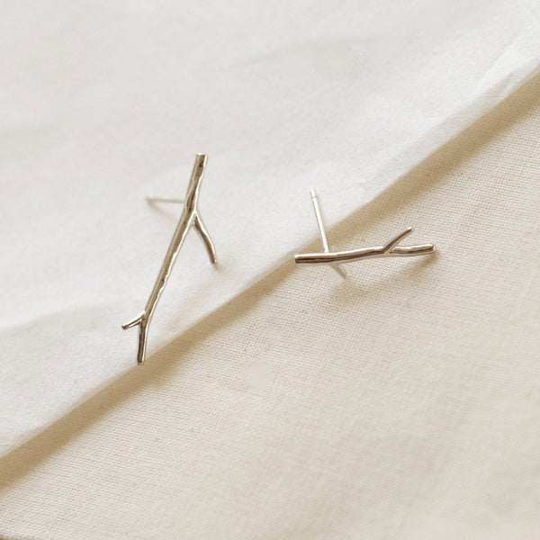 Origami Jewellery Mismatch Twig Earrings