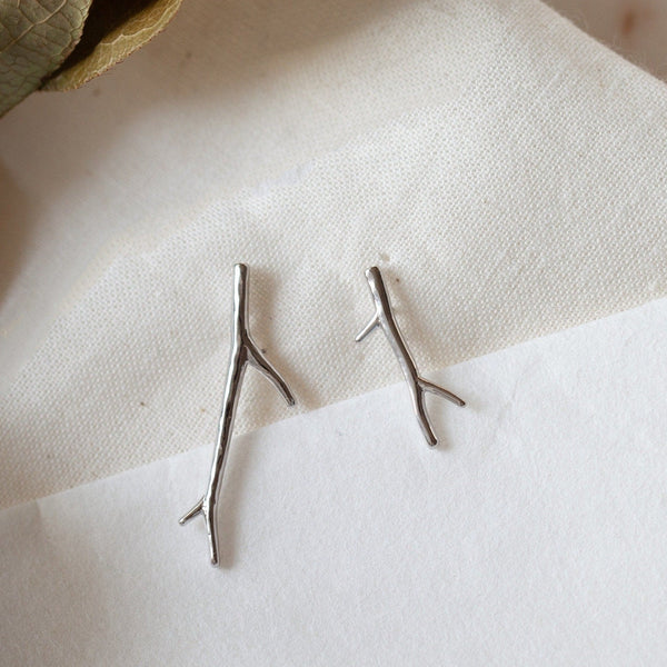 origami jewellery Mismatch Twig Earrings