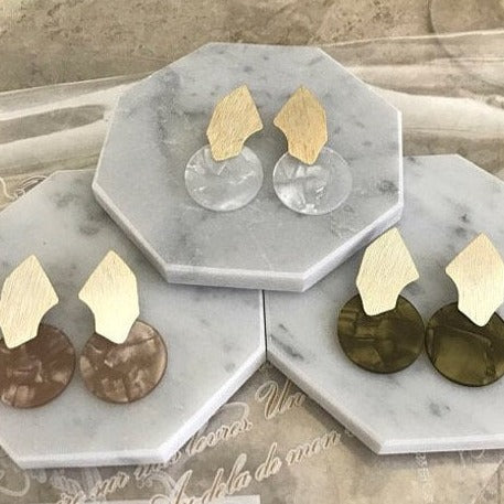 Origami Jewellery Modern Geometric Earrings