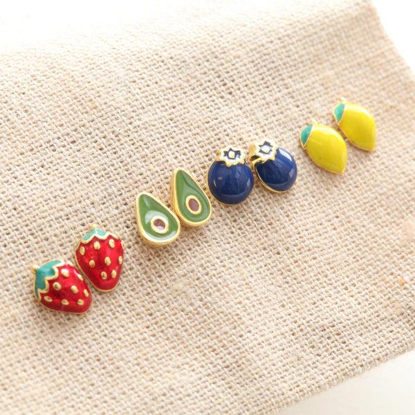 origami jewellery Mommy & Me Fruit Earrings