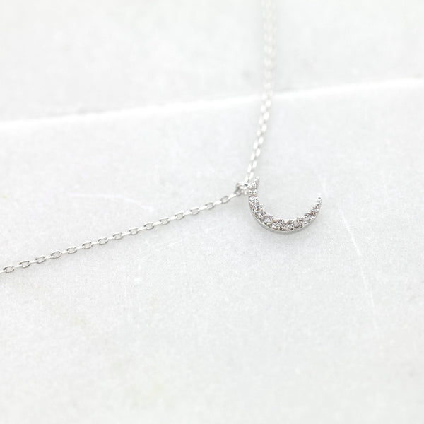 Origami Jewellery Moon Necklace