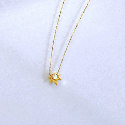 Origami Jewellery Opal Necklace