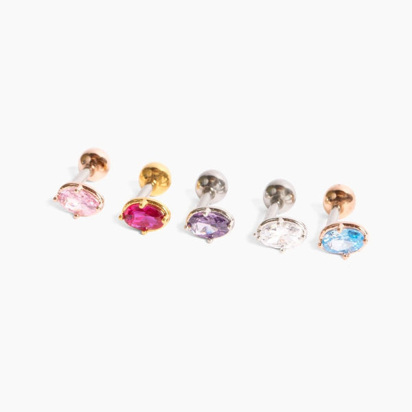 Origami Jewellery Oval Colorful Tragus Labret