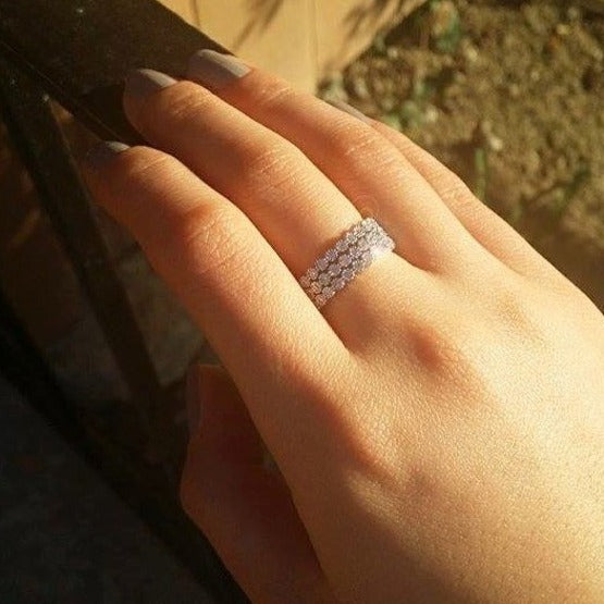 Origami Jewellery Rain Droplet Ring