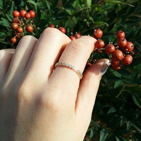 origami jewellery Rain Droplet Ring