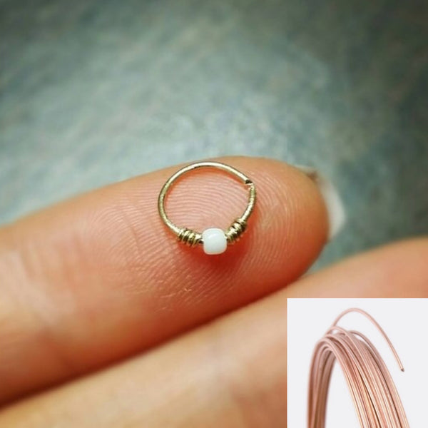 origami jewellery RGF Seed Bead Hoop