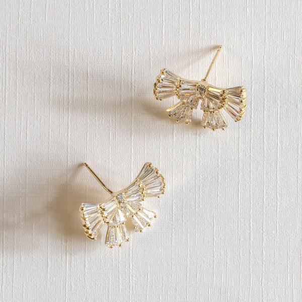 origami jewellery Ribbon Earrings