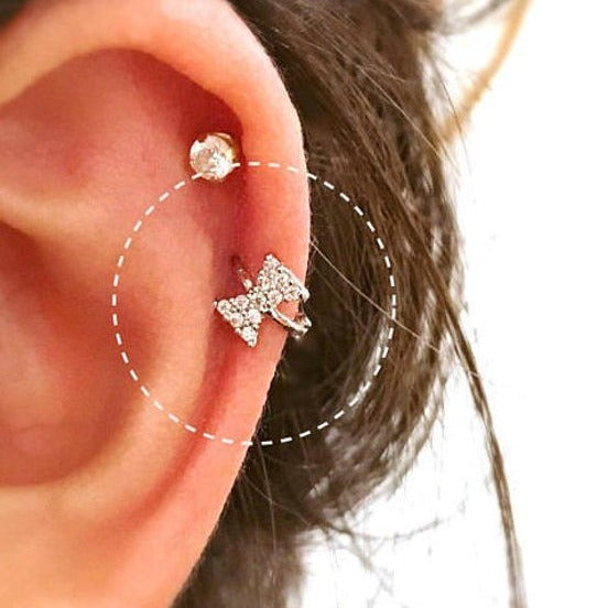 origami jewellery Ribbon Hoop