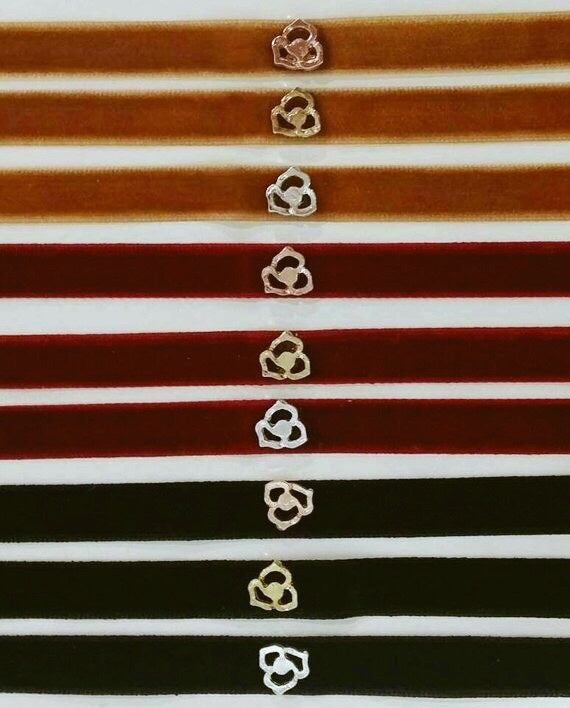 Origami Jewellery Rose Choker