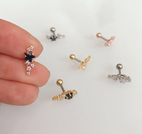 Origami Jewellery Shooting Star Earring