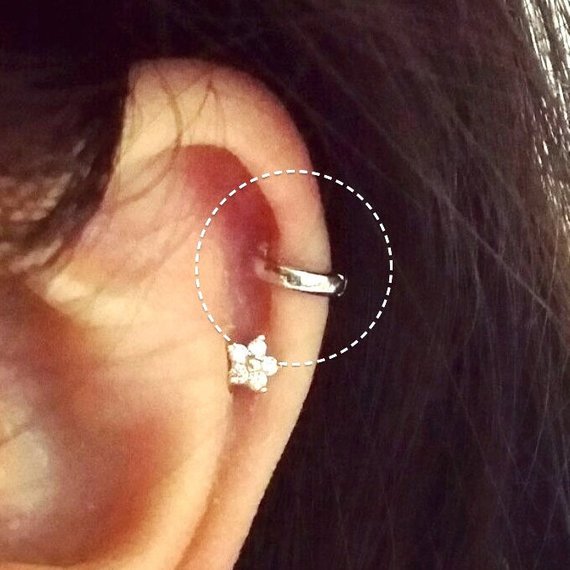 Origami Jewellery Silver Clip Hoops