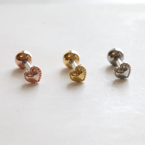 origami jewellery Sky Series Heart Earrings