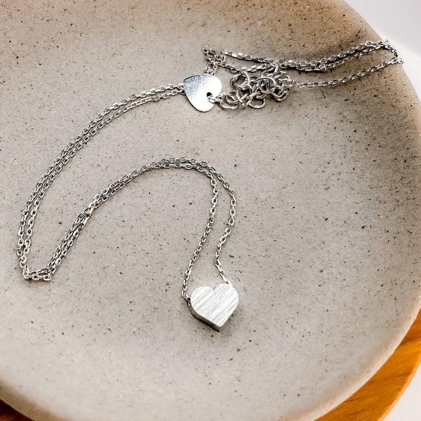 origami jewellery Small Heart Necklace