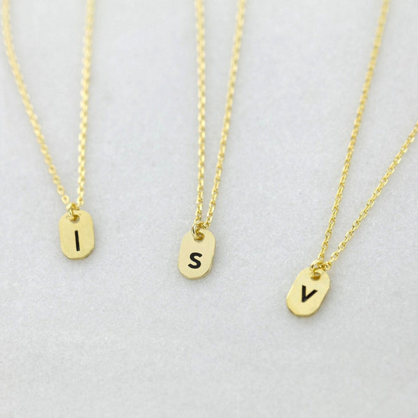 Origami Jewellery Small Initial Necklace