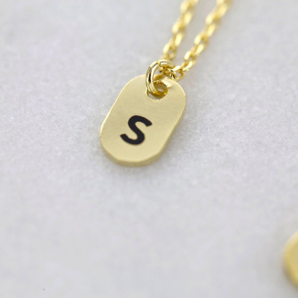 Origami Jewellery Small Initial Necklace