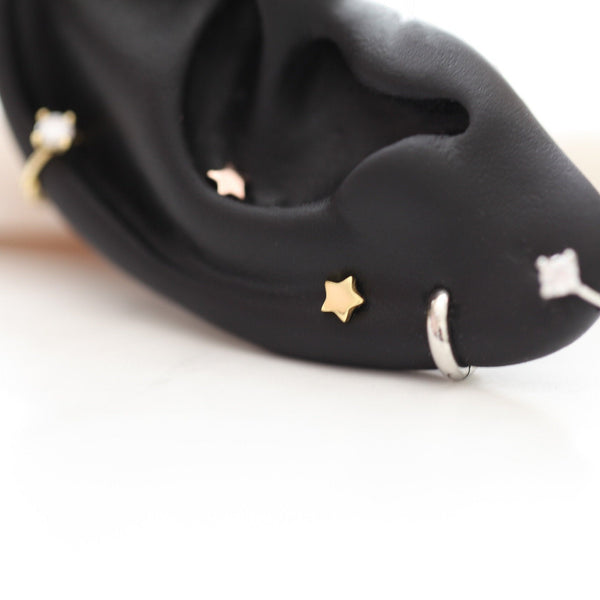 Origami Jewellery Small Star Studs