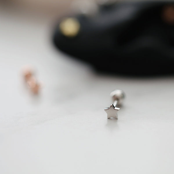 Origami Jewellery Small Star Studs