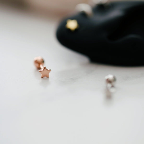 Origami Jewellery Small Star Studs
