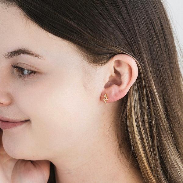 Origami Jewellery Snake Cartilage Stud