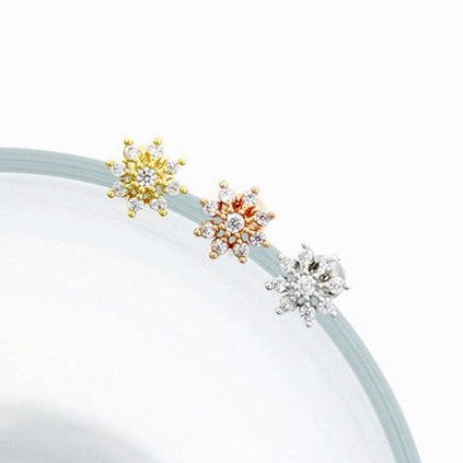 Origami Jewellery Snowflake Cartilage Earring