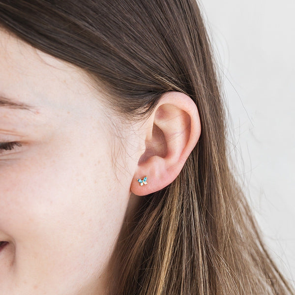 Origami Jewellery Sparkly Butterfly Tragus Earring