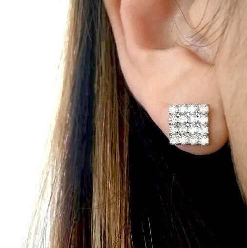 Origami Jewellery Square Earrings