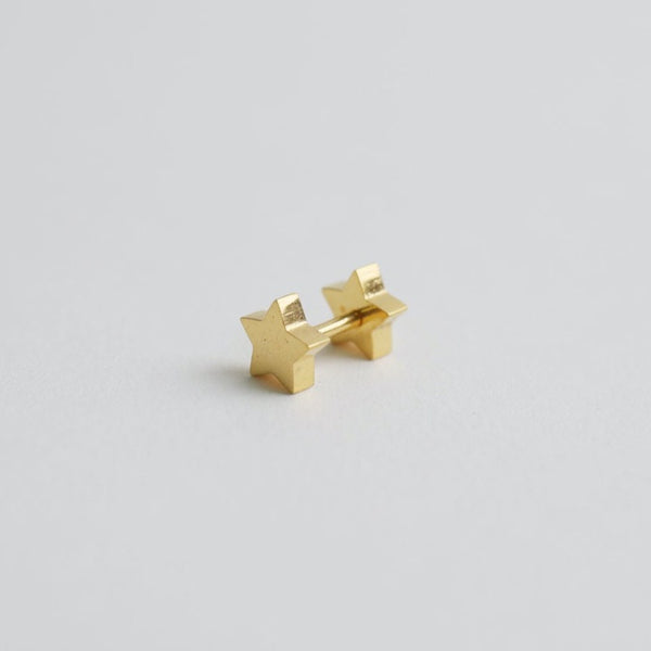 Origami Jewellery Star Barbell Earring