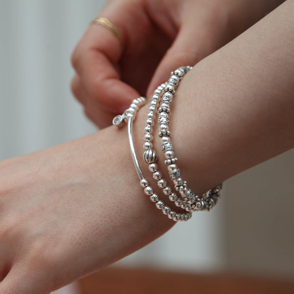 origami jewellery Sterling Silver Charm Bracelets