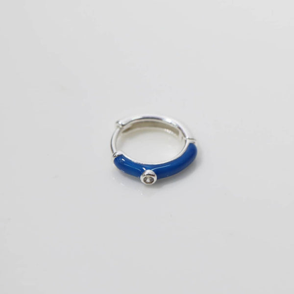 Origami Jewellery Sterling Silver Colorful Hoop