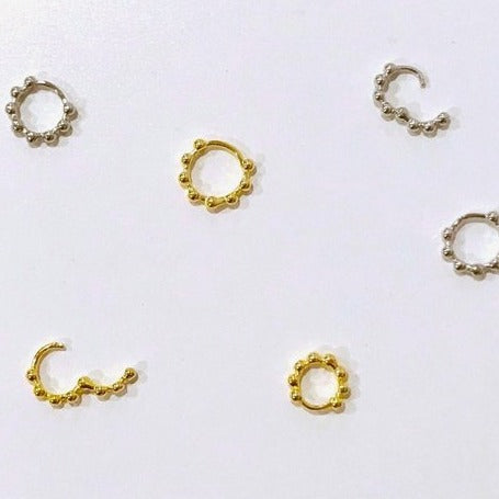 Origami Jewellery Sterling Silver Hoop