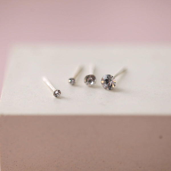 Origami Jewellery Stone Stud Earrings