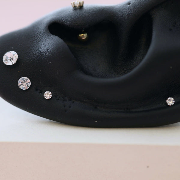 Origami Jewellery Stone Stud Earrings