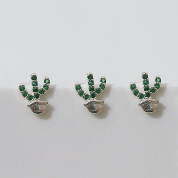 Origami Jewellery Succulent Plant Earrings