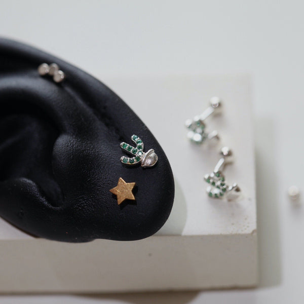 origami jewellery Succulent Plant Earrings