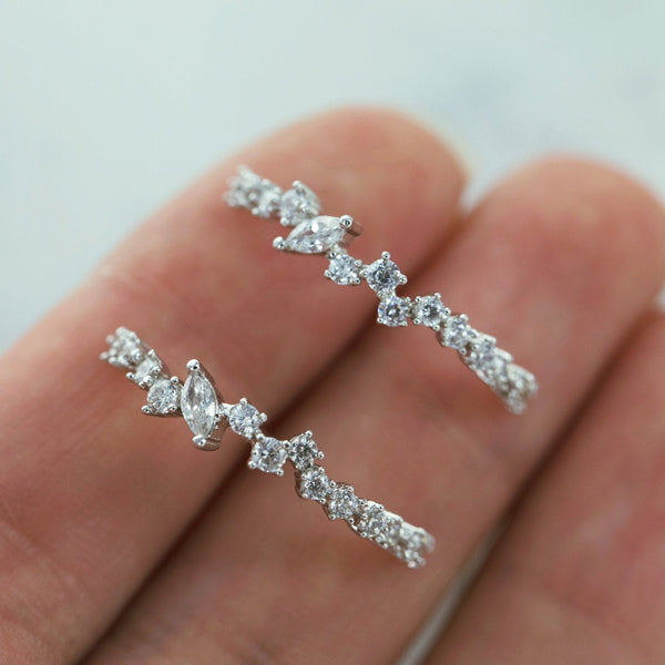 Origami Jewellery Suspender Earrings