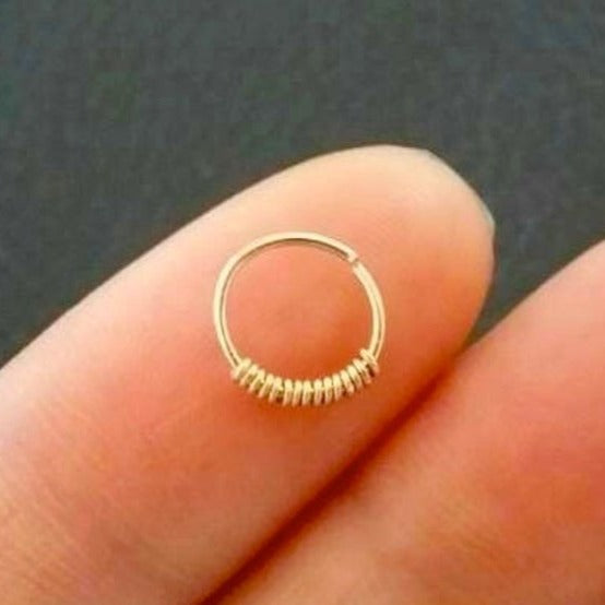 origami jewellery Swirl Wire Ring