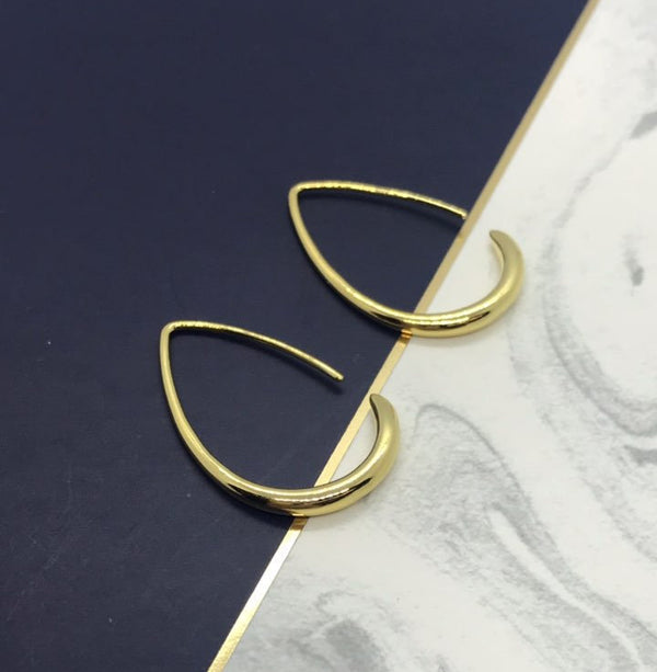 Origami Jewellery Teardrop Hoops