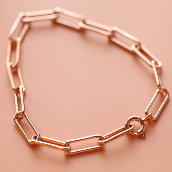 Origami Jewellery Thick Rectangle Link Bracelet