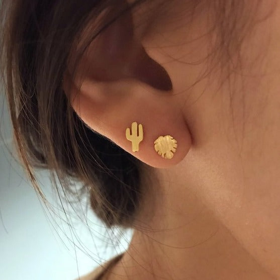 Origami Jewellery Tiny Cactus Stud
