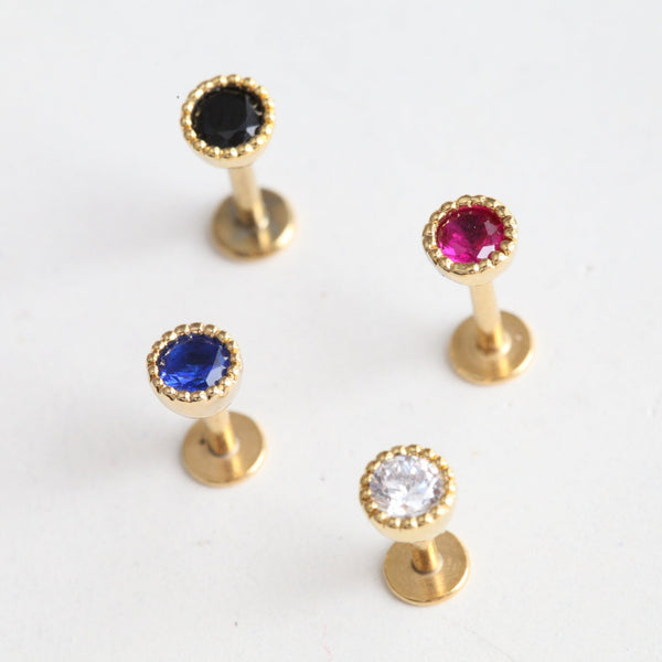 Origami Jewellery Tiny Gold Cartilage Earring