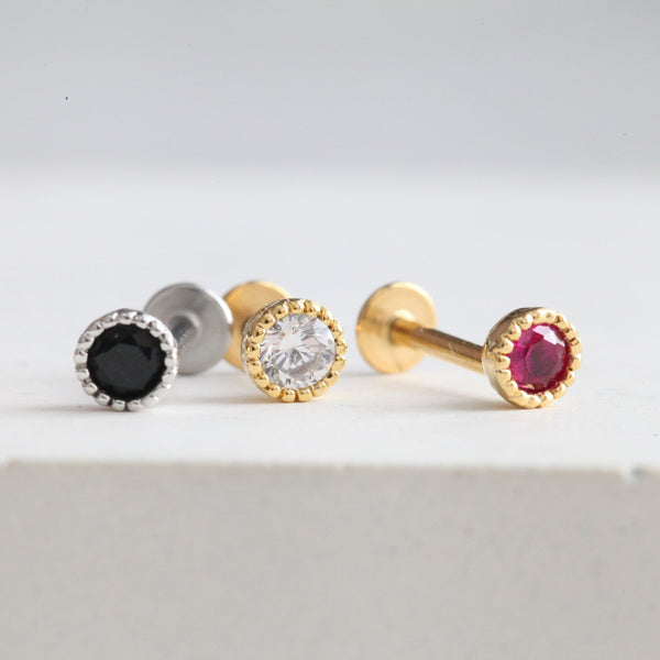 Origami Jewellery Tiny Gold Cartilage Earring