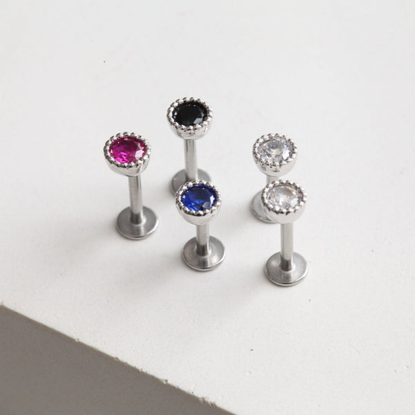 origami jewellery Tiny Silver Cartilage Earring