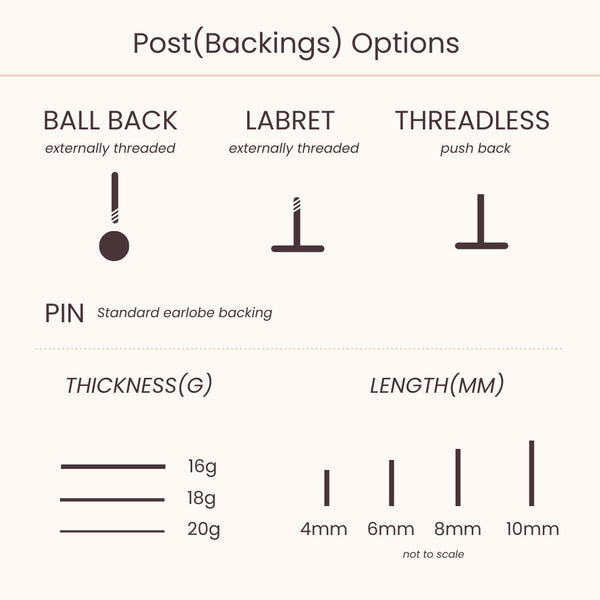 Origami Jewellery Tiny Smiley Cartilage